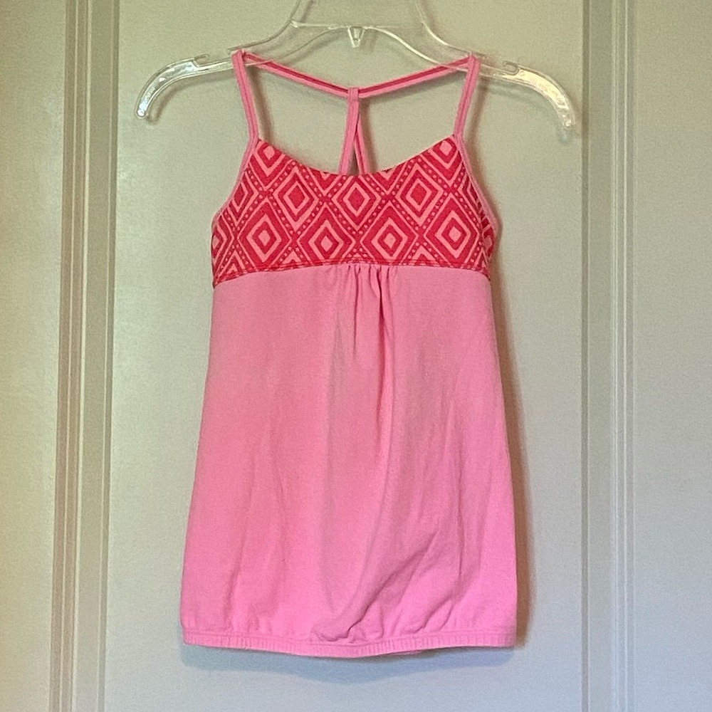 Ivivva pink and red tank top